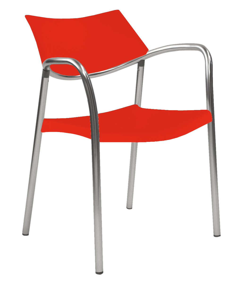 03859_001_SPLASH_CHAIR_ESTUDI RESOL Stuhl SPLASH mit Armlehnen (4er Set)