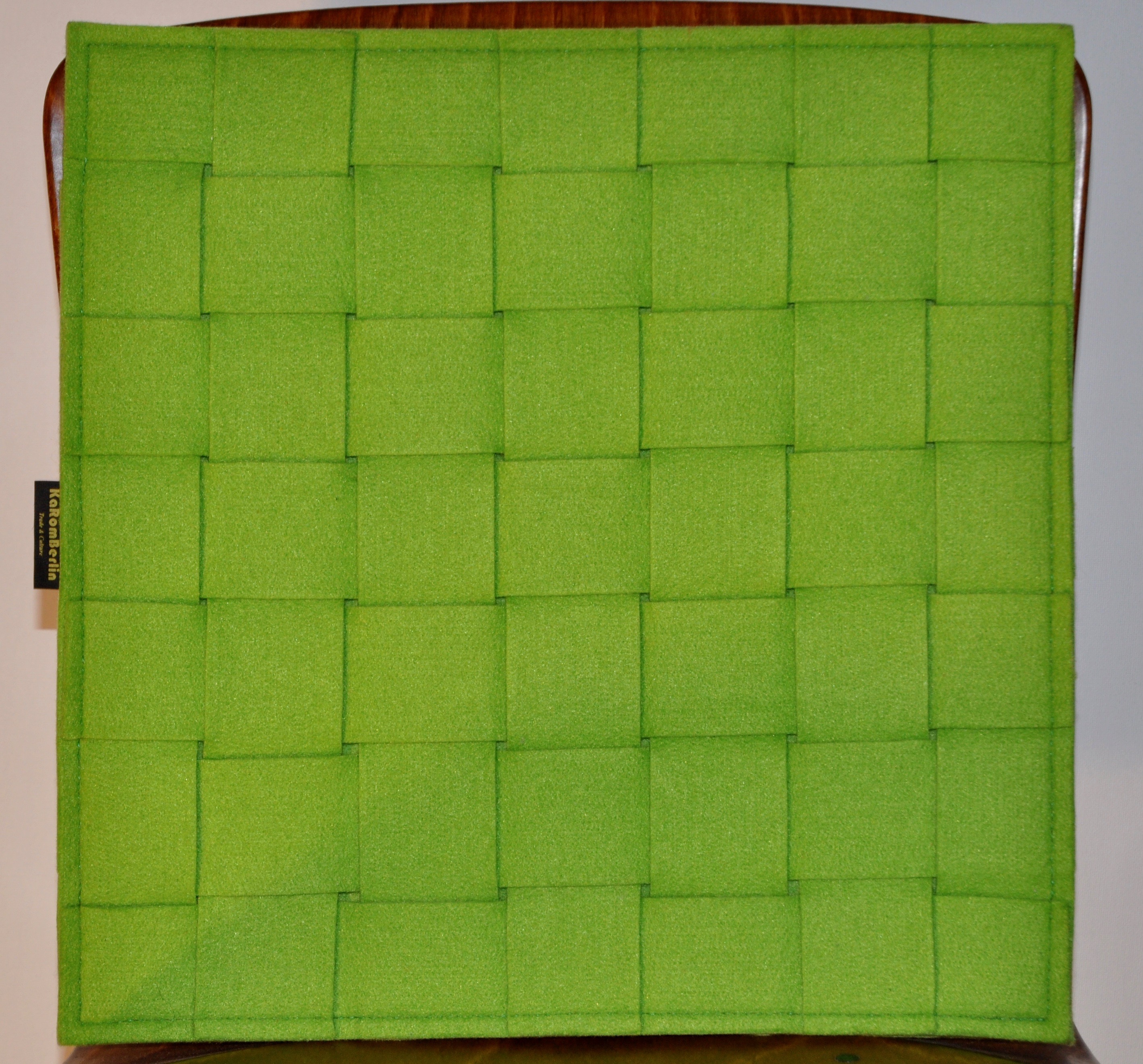 DSC_0309 Sitzkissen Geflecht 32x32 cm aus Filz