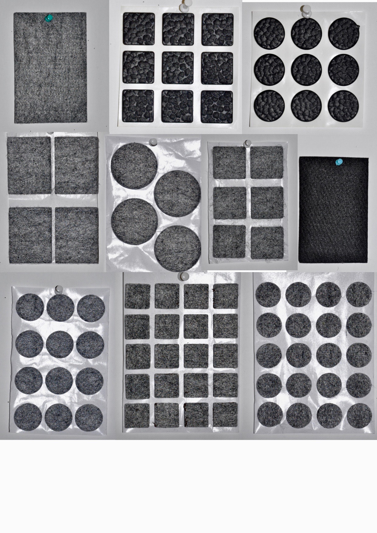 Klebefilz Mix ( 84 teilig )