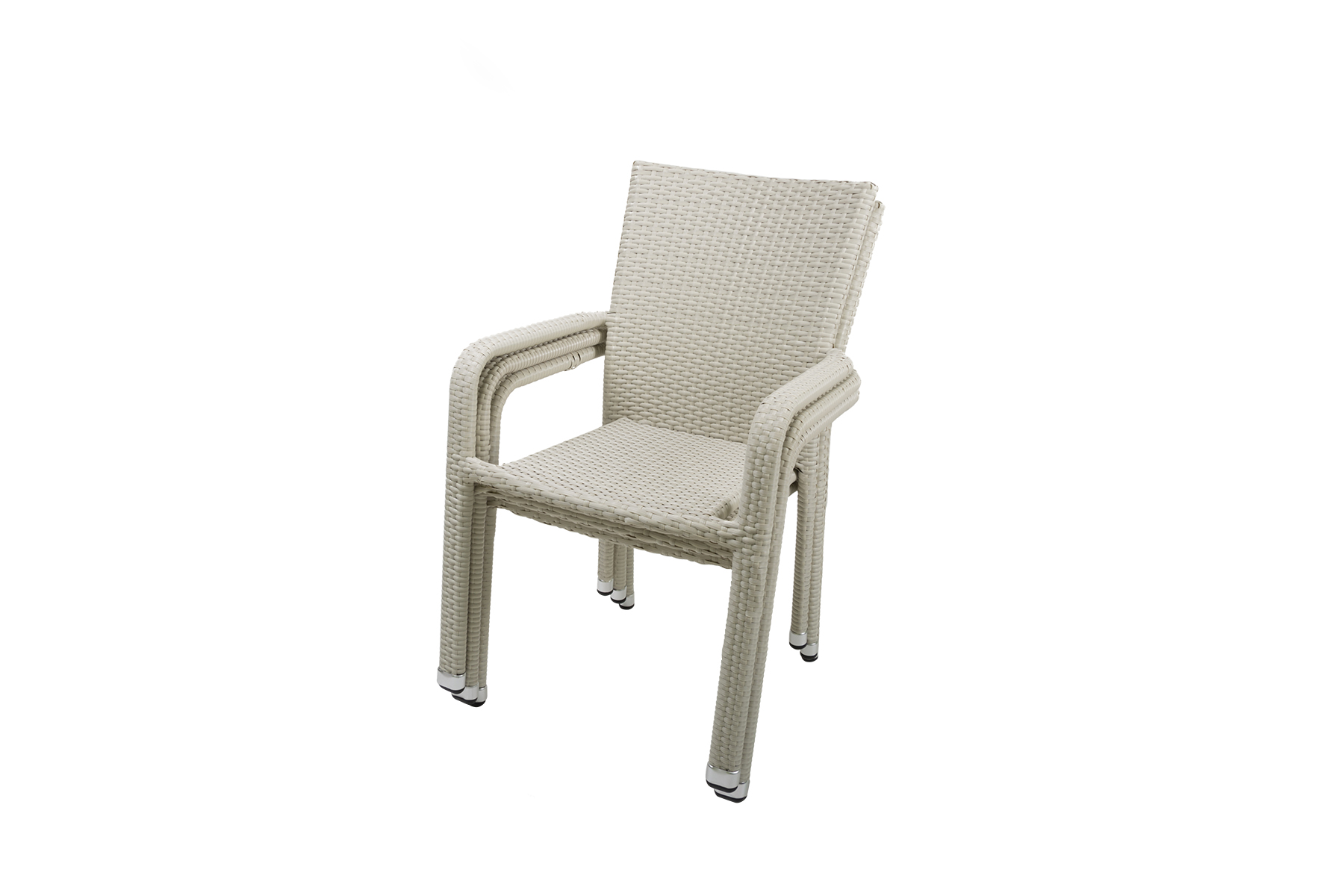 sztapel-6 Alu-Rattan Stuhl MODUS