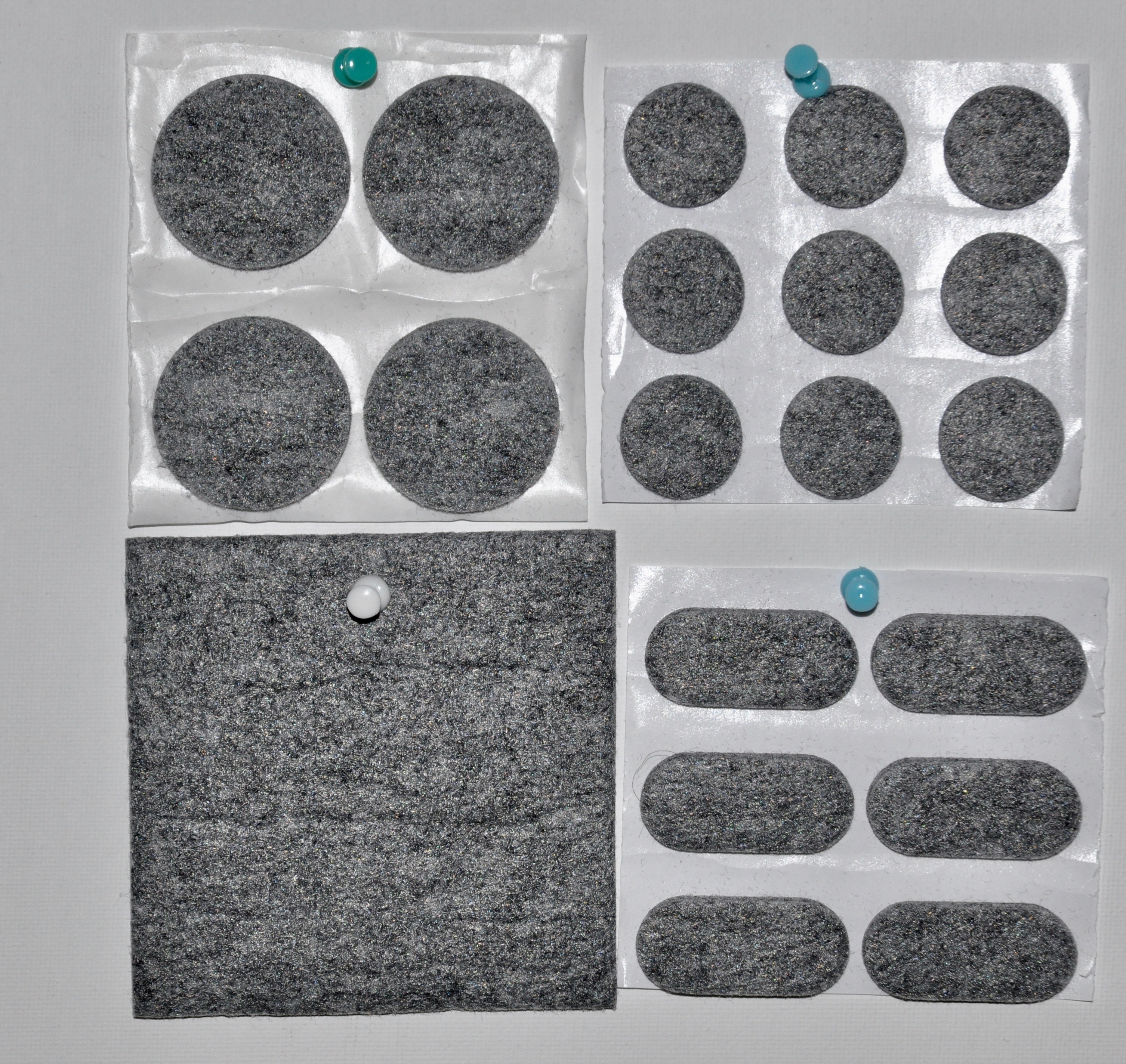 Filzgleiter Mix (20 teilig)