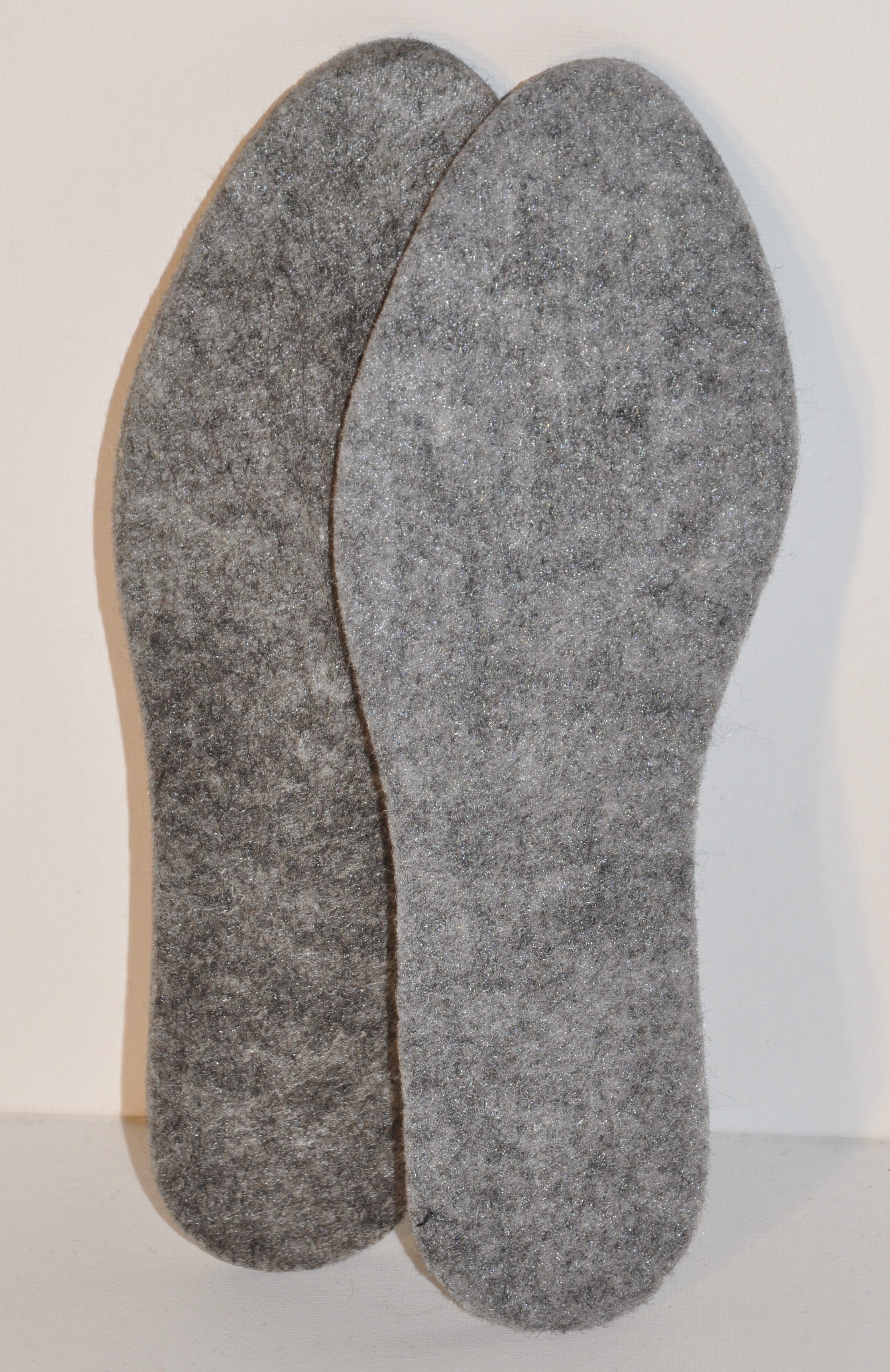 Einlegesohlen Filz hellgrau ( 5 Stück )