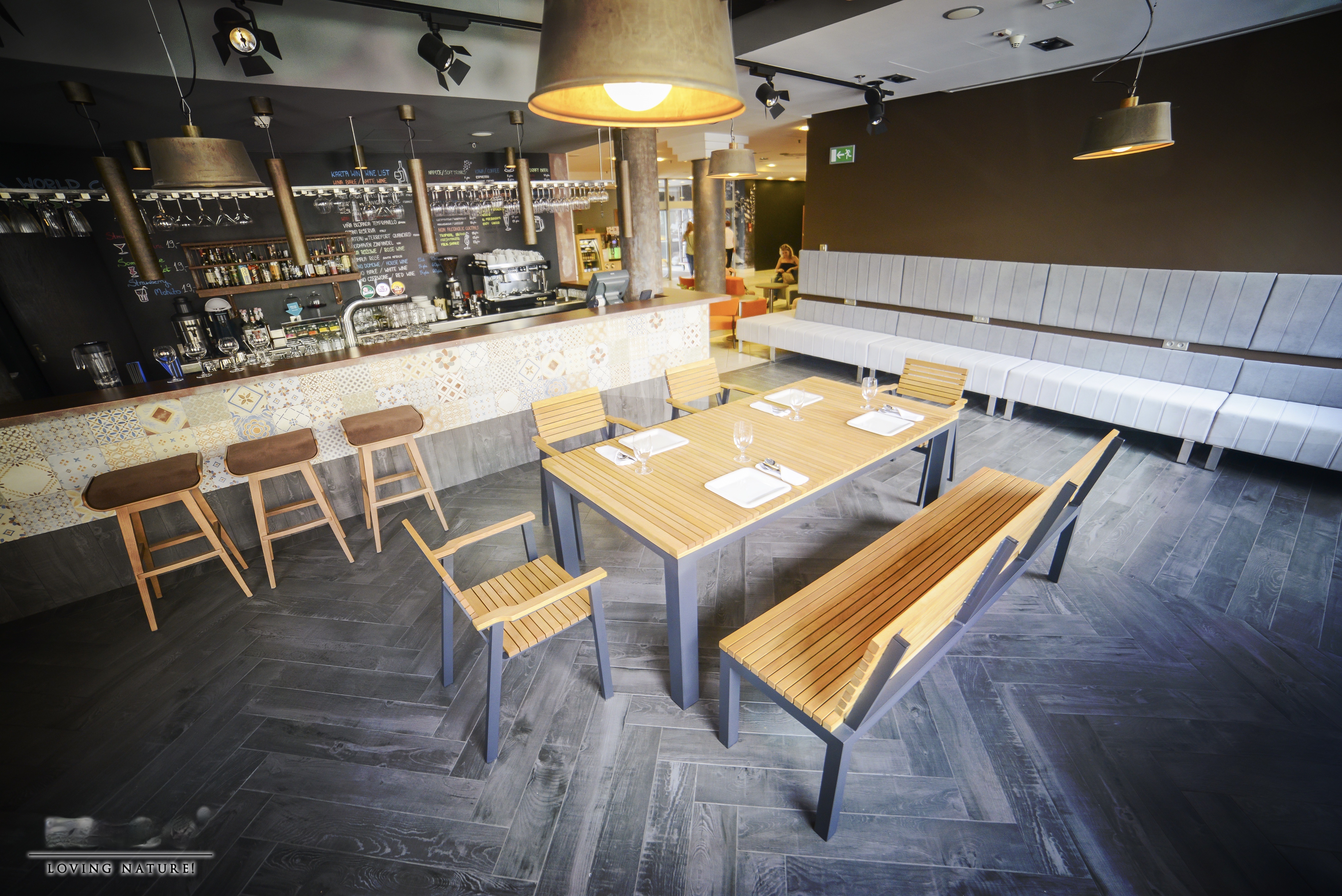 ripper1-2 Gartenmöbel Set 9-tlg. 1 Tisch 200x100 und 8 Stühle