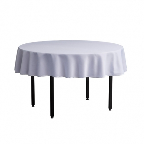 Tischdecke rund 300 cm weiß oder ecru