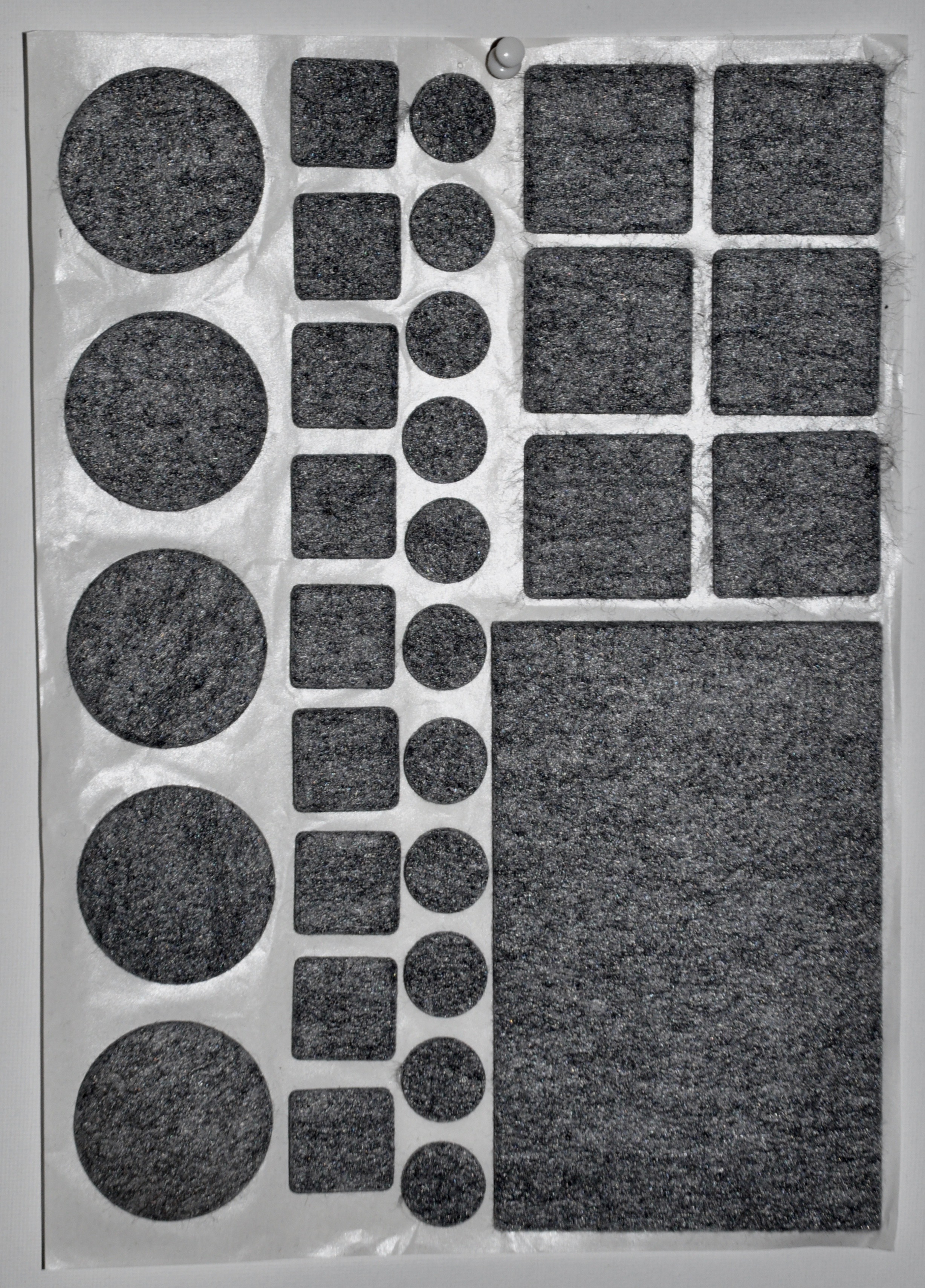 Filzplatten und Gleiter Mix ( 31 Stück )