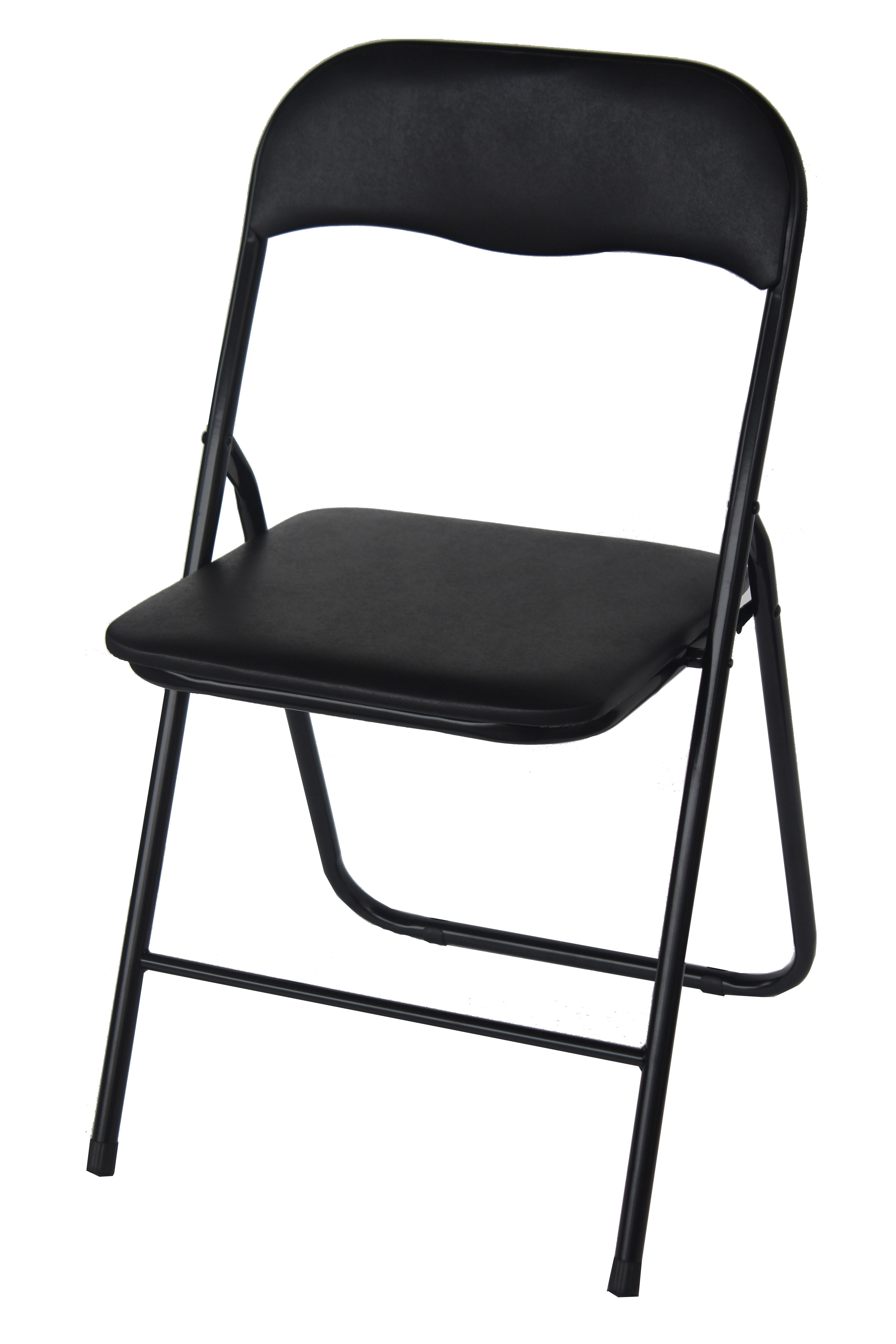 schwarz_-1 Gepolsterter Klappstuhl ROCO schwarz