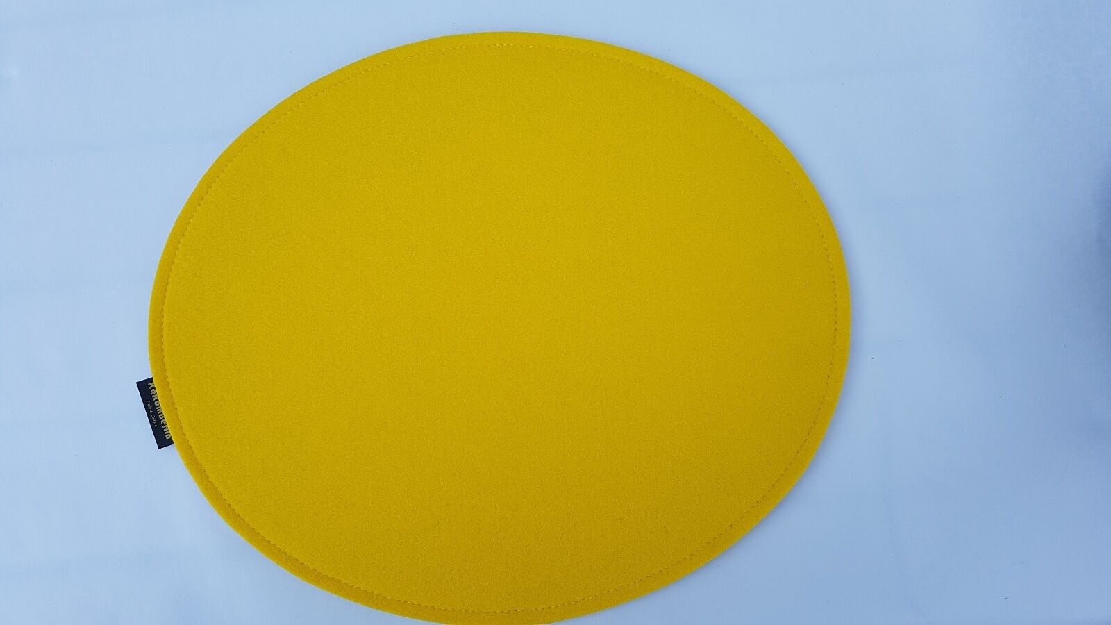 Rundes Sitzkissen "doppelt" 30 cm aus ECO-Filz ohne Antirutschbeschichtung